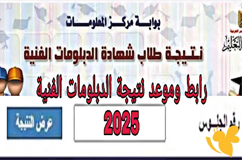 كيفية الحصول على نتيجة الدبلومات الفنية 2025 الدور الأول من خلال بوابة التعليم الفني fany.emis.gov.eg