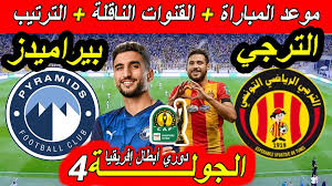 YouTube مشاهدة مباراة بيراميدز المصري والترجي التونسي بث مباشر بدون اشتراك اليوم الاحد 5 يناير في دوري أبطال أفريقيا