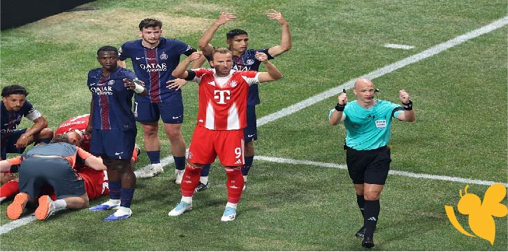 جمال موسيالا يتعرض لإصابة خطيرة خلال مواجهة بايرن ميونخ ضد باريس سان جيرمان اليوم 5 يوليو 2025