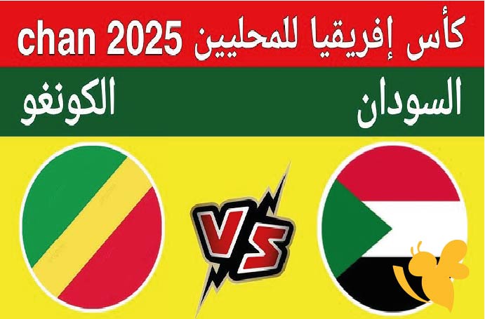 رابط البث المباشر لمباراة السودان ضد الكونغو في بطولة الشان اليوم 5/8/2025 رابط البث المباشر لمباراة السودان ضد الكونغو في بطولة الشان اليوم 5/8/2025