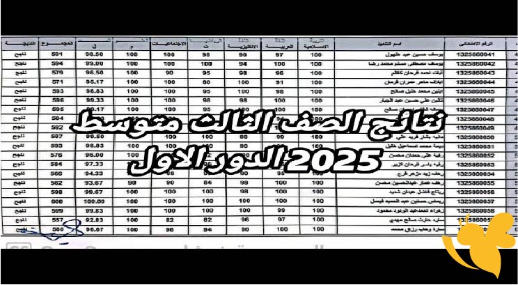 كيفية الحصول على نتيجة الصف الثالث المتوسط 2025 إلكترونيًا وبالرقم الامتحاني