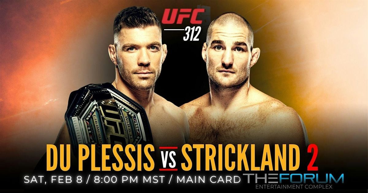 رابط البث المباشر لنزال دريكوس دو بليسيس وشون ستريكلاند في UFC 312 صراع الابطال