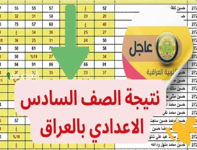 رابط مباشر للاستعلام عن نتائج الصف السادس الإعدادي الدور الأول 2025 عبر موقع وزارة التربية العراقية