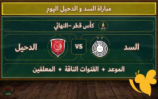 NOW شاهد بث مباشرلمباراة السد ضد الدحيل اليوم 10 مايو 2025  في نهائي كأس قطر تابعها بدون تشفير