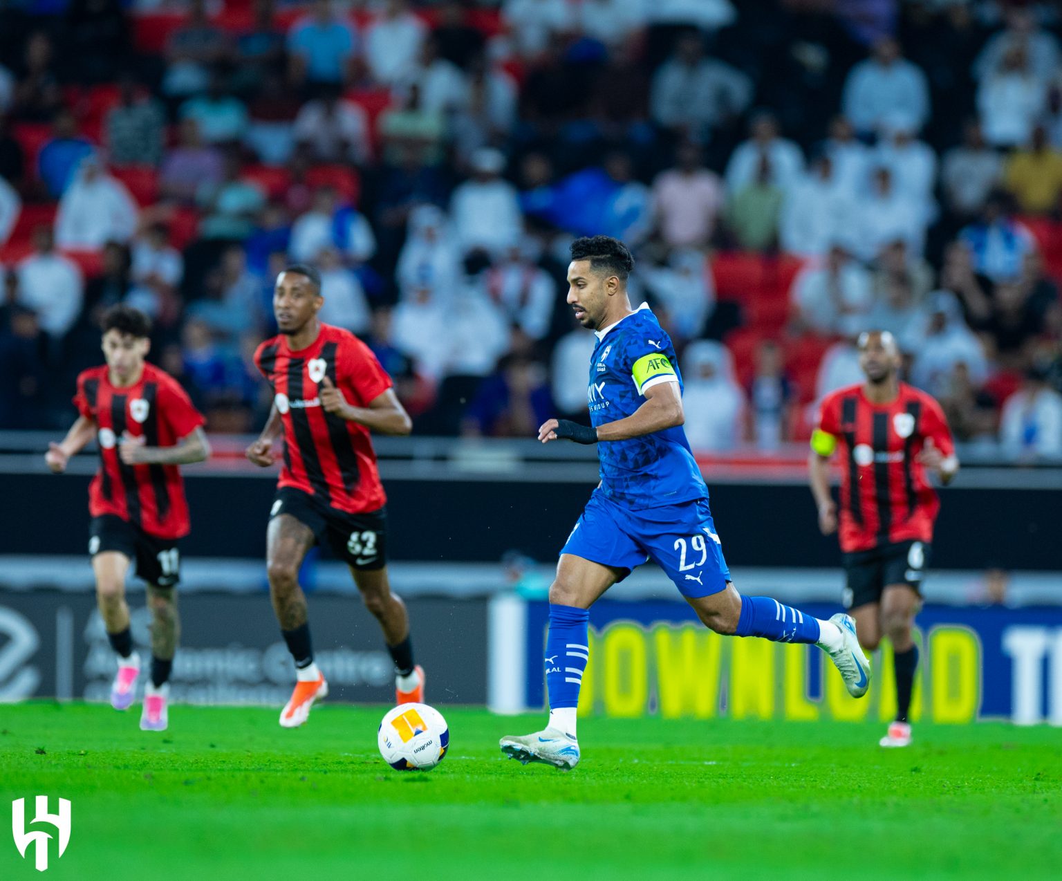 الريان يتأزم أمام الهلال بثلاثية نظيفة في الشوط الأول بدوري أبطال آسيا