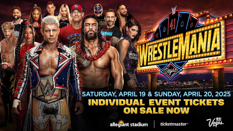 كل ما تريد معرفته عن عرض راسلمينيا 41.. جون سينا وراي ميستيريو يعودان في عرض WWE