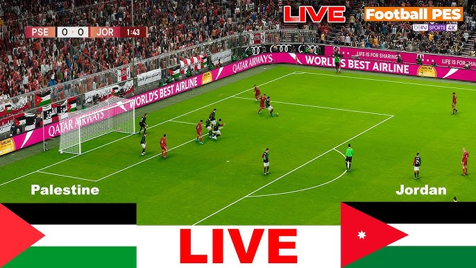 شاهدوا البث المباشر لمباراة فلسطين والأردن في تصفيات آسيا المؤهلة لكأس العالم 2026 اليوم الخميس 20 مارس 