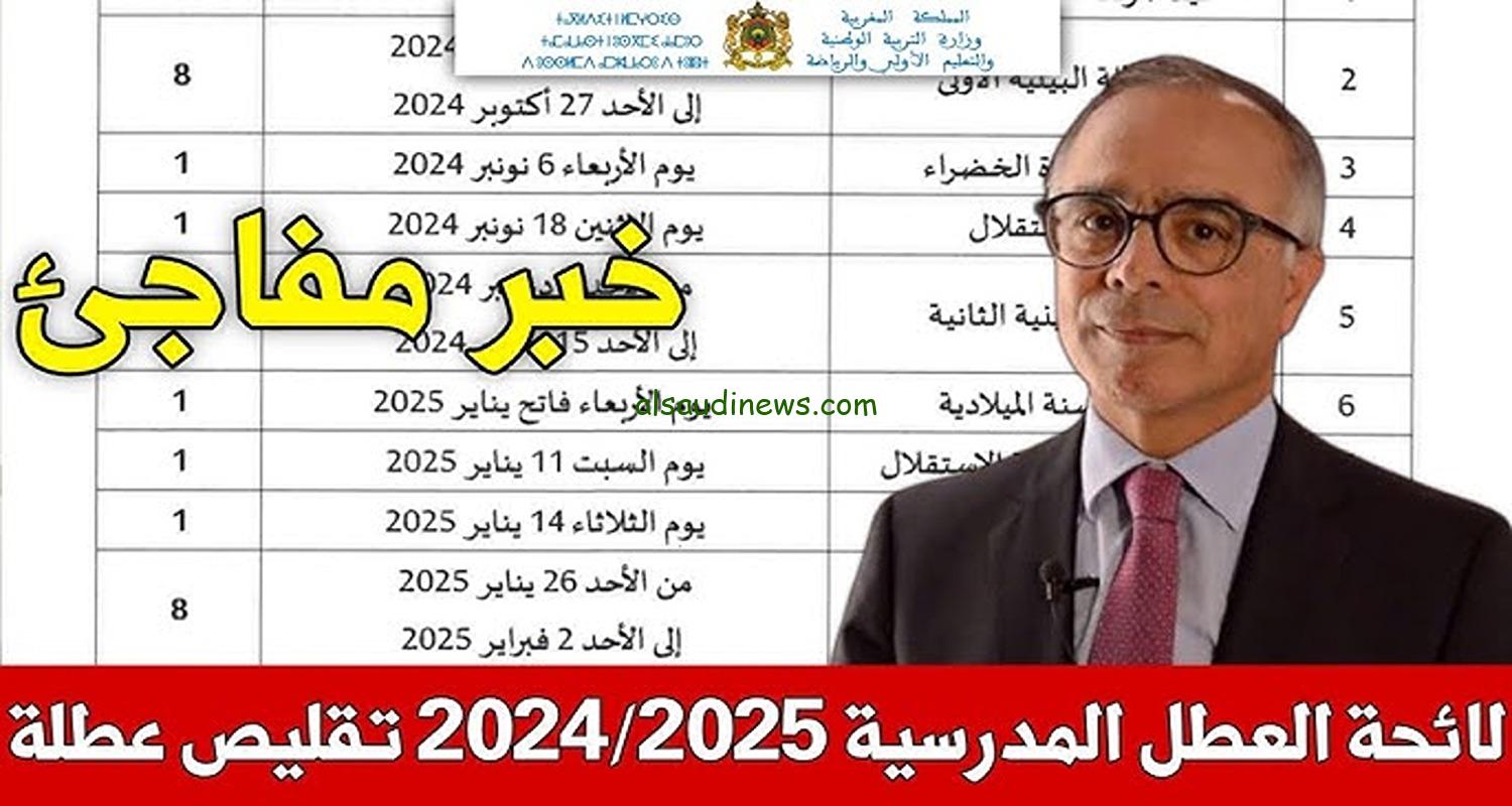 العطل المدرسية في المغرب: وزارة التربية تحدد المواعيد لطلاب المدارس والجامعات
