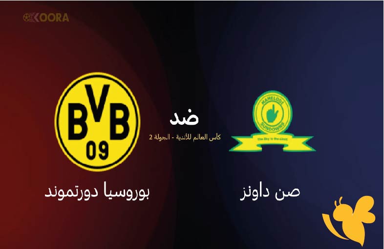 تعرفوا على القنوات الناقلة المفتوحة لمتابعة مباراة صن داونز ضد بوروسيا دورتموند في كأس العالم للأندية 2025 اليوم السبت