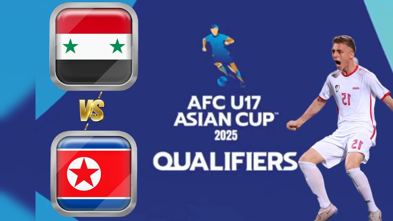 البث المباشر لمباراة سوريا وكوريا الشمالية في تصفيات كأس آسيا للناشئين تحت 17 سنة شاهد اليوم الاثنين 21/10/2024 مباشر بدون اشتراك 