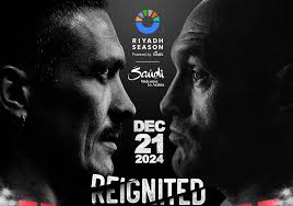 رابط البث المباشر: فيوري وأوسيك في نزال القرن على لقب العالم في موسم الرياض اليوم السبت 21 ديسمبر 2024