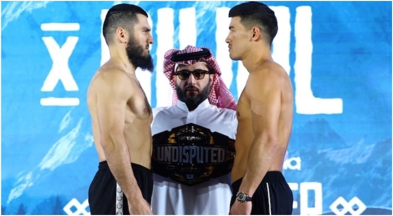 بث مباشر لنزال بيفول ضد بيتربييف في ذا لاست كريسندوفي موسم الرياض بجوده HD 22/2/2025