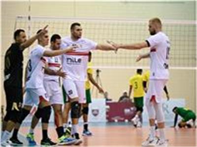 البث المباشر لمباراة الزمالك والشرطة القطري في نصف نهائي البطولة العربية للطائرة اليوم الجمعه