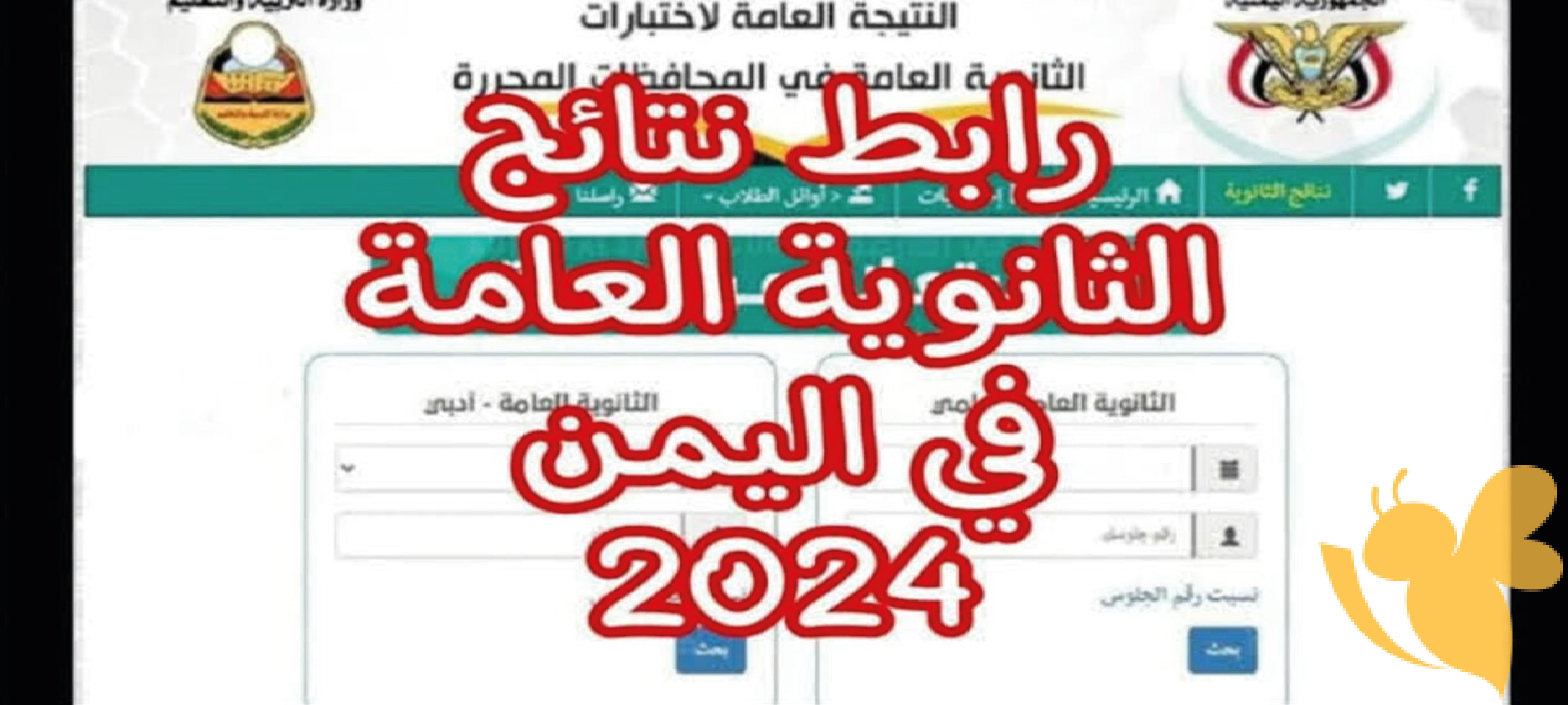 نتائج الثانوية العامة في اليمن 2024: الرابط المباشر للدور الأول من الإدارة العامة للاختبارات