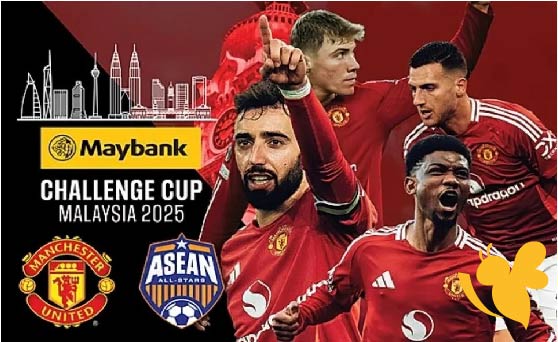 تعرف على موعد مباراة مانشستر يونايتد ضد نجوم آسيا الودية في ماليزيا 28 مايو 2025