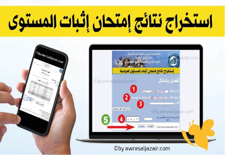 نتائج امتحان إثبات المستوى 2025 الجزائر: كيفية الاطلاع على العلامات والرابط المباشر